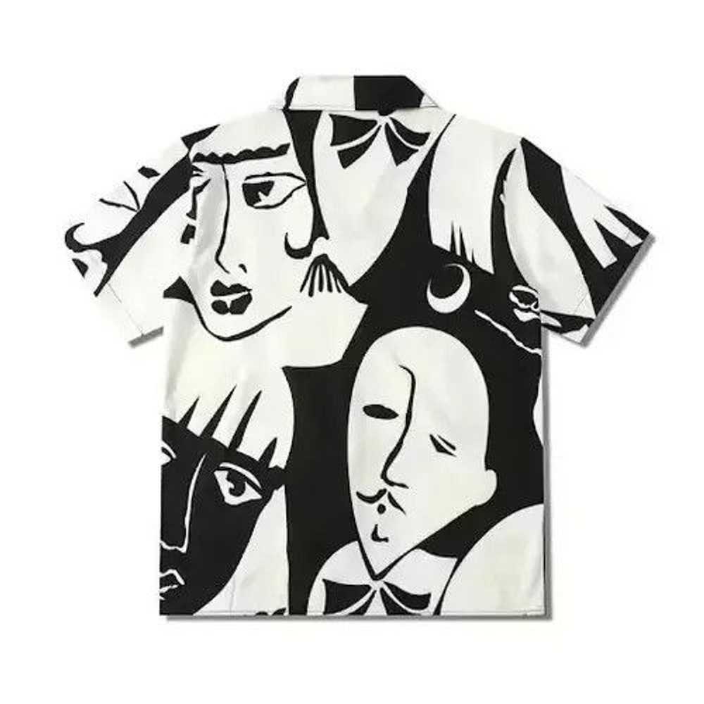 Custom × Japanese Brand × Vintage Abstract Faces … - image 2