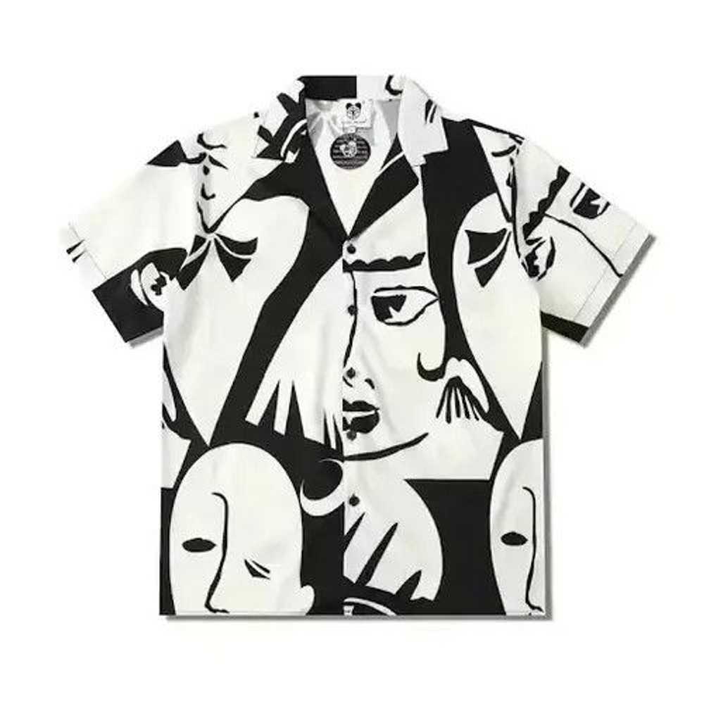 Custom × Japanese Brand × Vintage Abstract Faces … - image 3