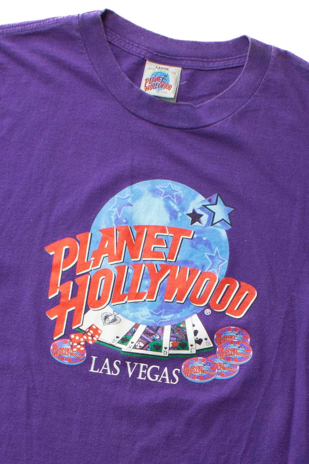 Vintage Planet Hollywood Las Vegas T-Shirt (1990s) - image 2