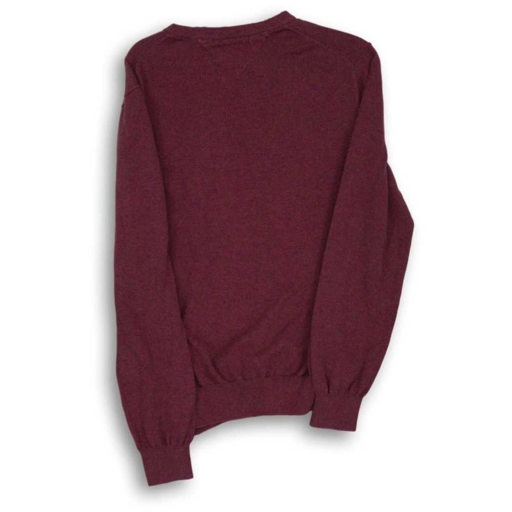 Men's Tommy Hilfiger Red Pullover Sweater Size L - image 2