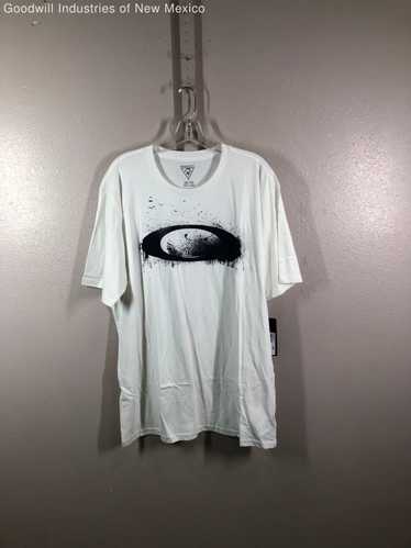 NWT Oakley Mens White Short Sleeve Crew Neck Pull… - image 1