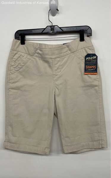 Jag Jeans Khaki Pull On Bermuda Shorts - Size 4/27