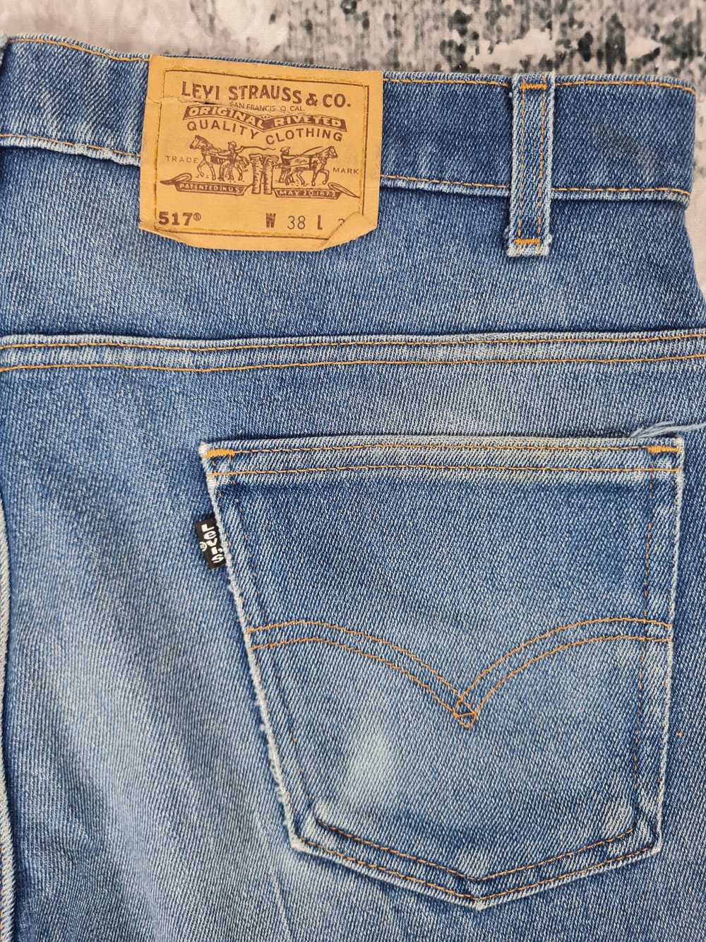 Levi's × Made In Usa × Vintage Vtg LEVIS 517 Flar… - image 9