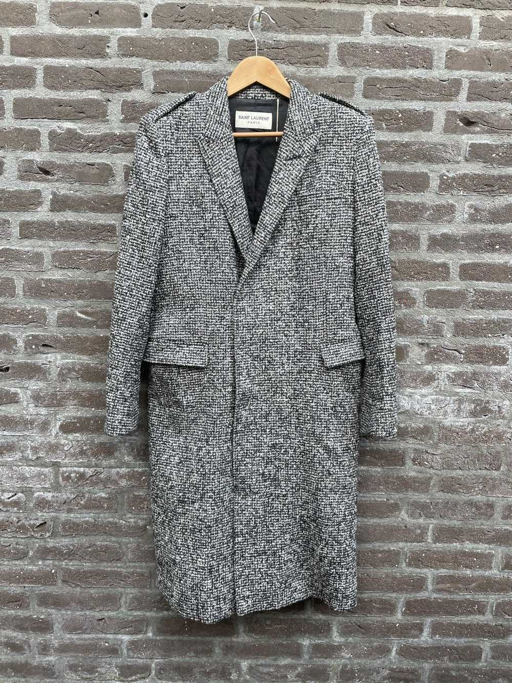 Saint Laurent Paris FW13 Boucle Tweed Coat Sample - image 1