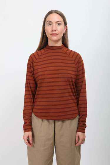 Gravel & Gold Hopp Top - Madder Stripe - image 1