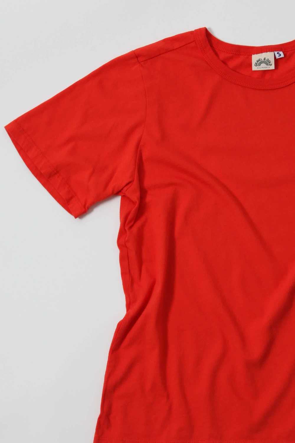 Gravel & Gold DEADSTOCK Rockaway Tee - Campari - image 1