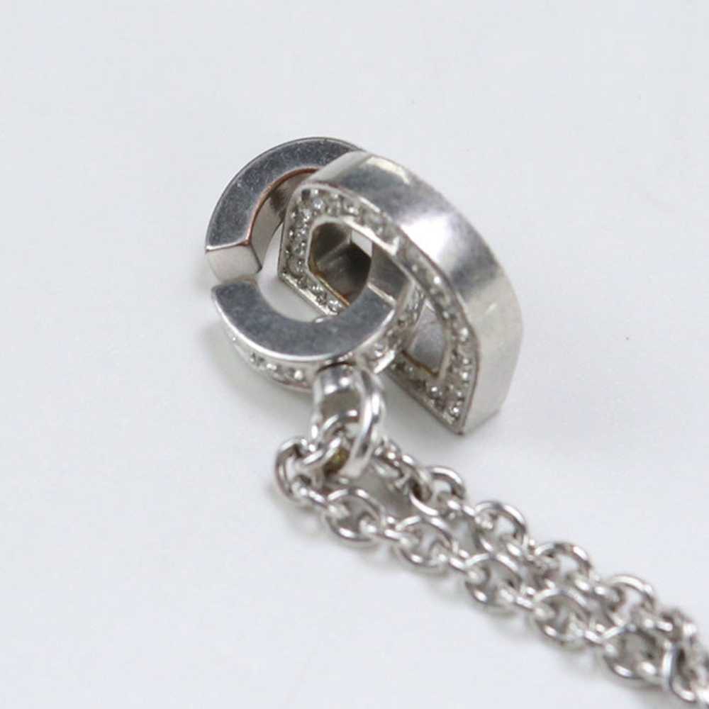 Christian Dior Necklace CD Lock metal,Crystal sto… - image 5