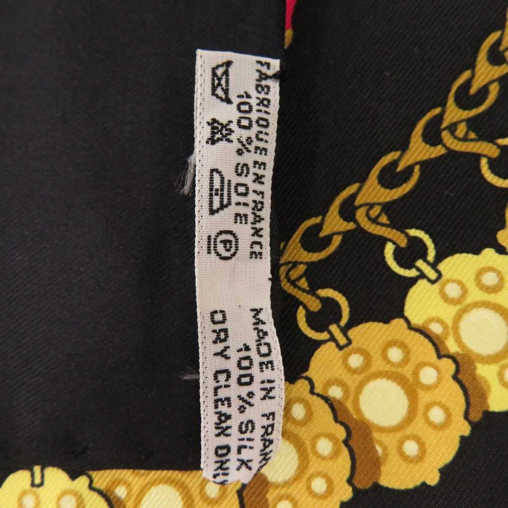 HERMES scarf silk black Carre90 KOSMIMA universe … - image 3