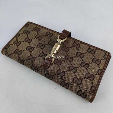 OLD GUCCI Gucci GG canvas bifold old vintage