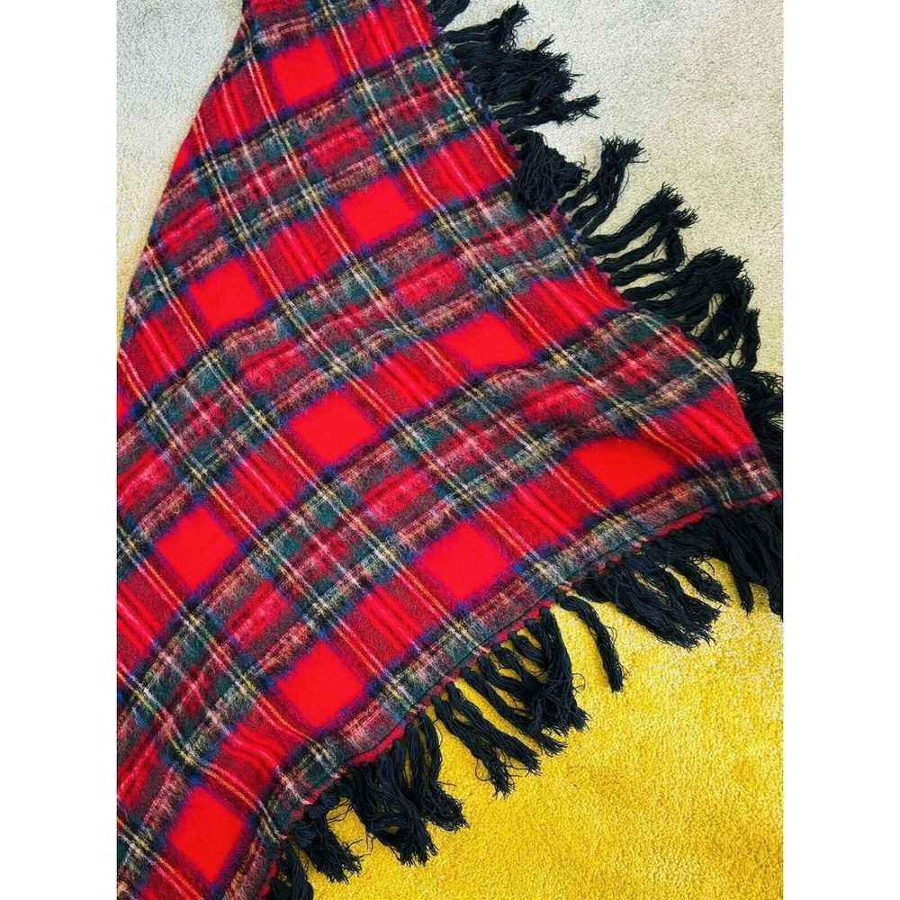 VTG Lochcarron Wool Made In Scotland Plaid Shawl … - image 2