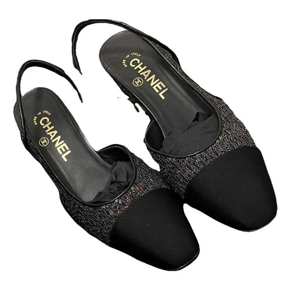 Chanel Slingback leather ballet flats - image 1