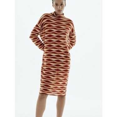 Zara Printed Knit Tunic Dress  Special Edition Siz