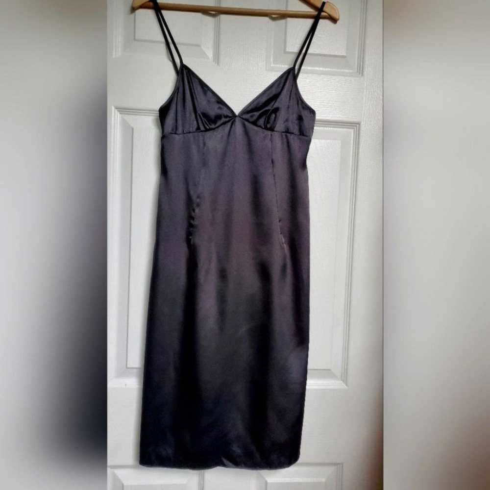 Galliano Black Vintage Slip Dress Size 26/ 40 Siz… - image 3