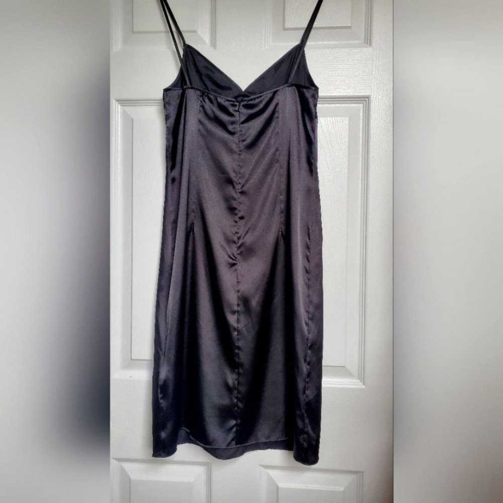 Galliano Black Vintage Slip Dress Size 26/ 40 Siz… - image 4