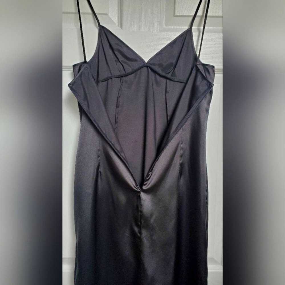 Galliano Black Vintage Slip Dress Size 26/ 40 Siz… - image 6