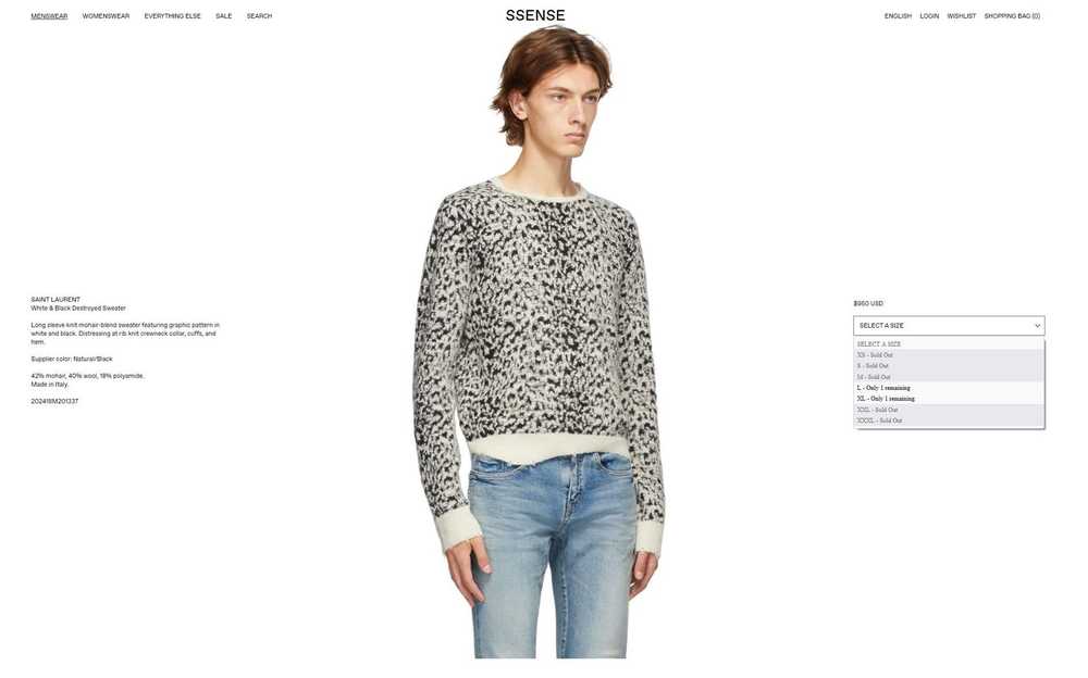 Saint Laurent Paris Saint Laurent Leopard Print D… - image 11