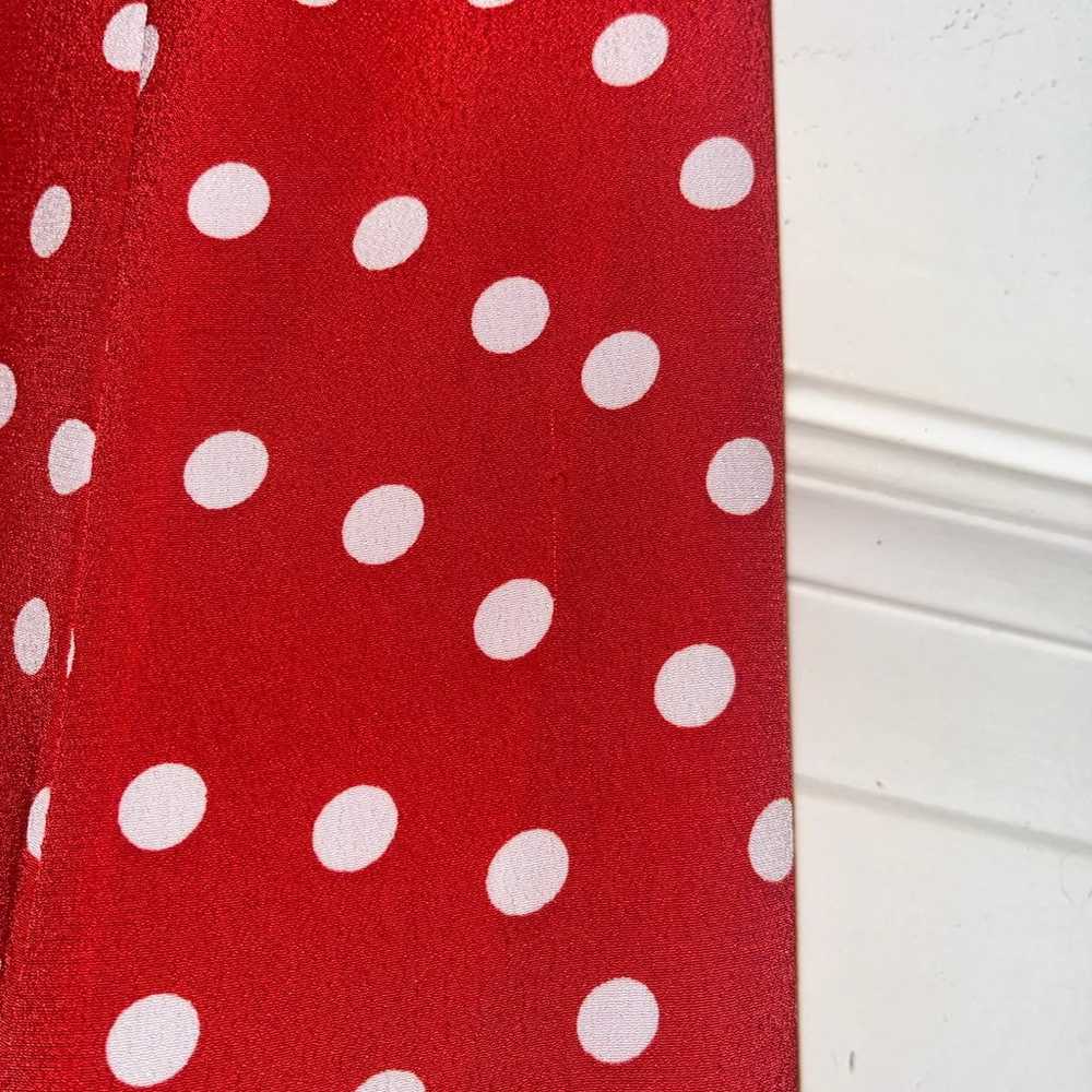 Vintage polka dot flamenco skirt - image 3