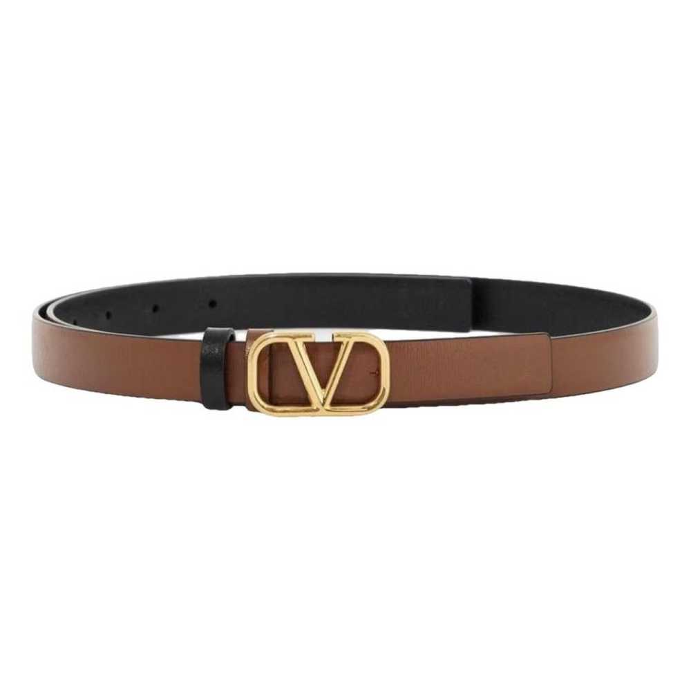 Valentino Garavani VLogo leather belt - image 1