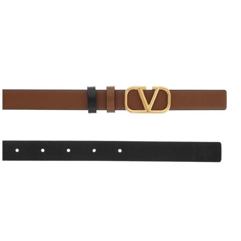 Valentino Garavani VLogo leather belt - image 2