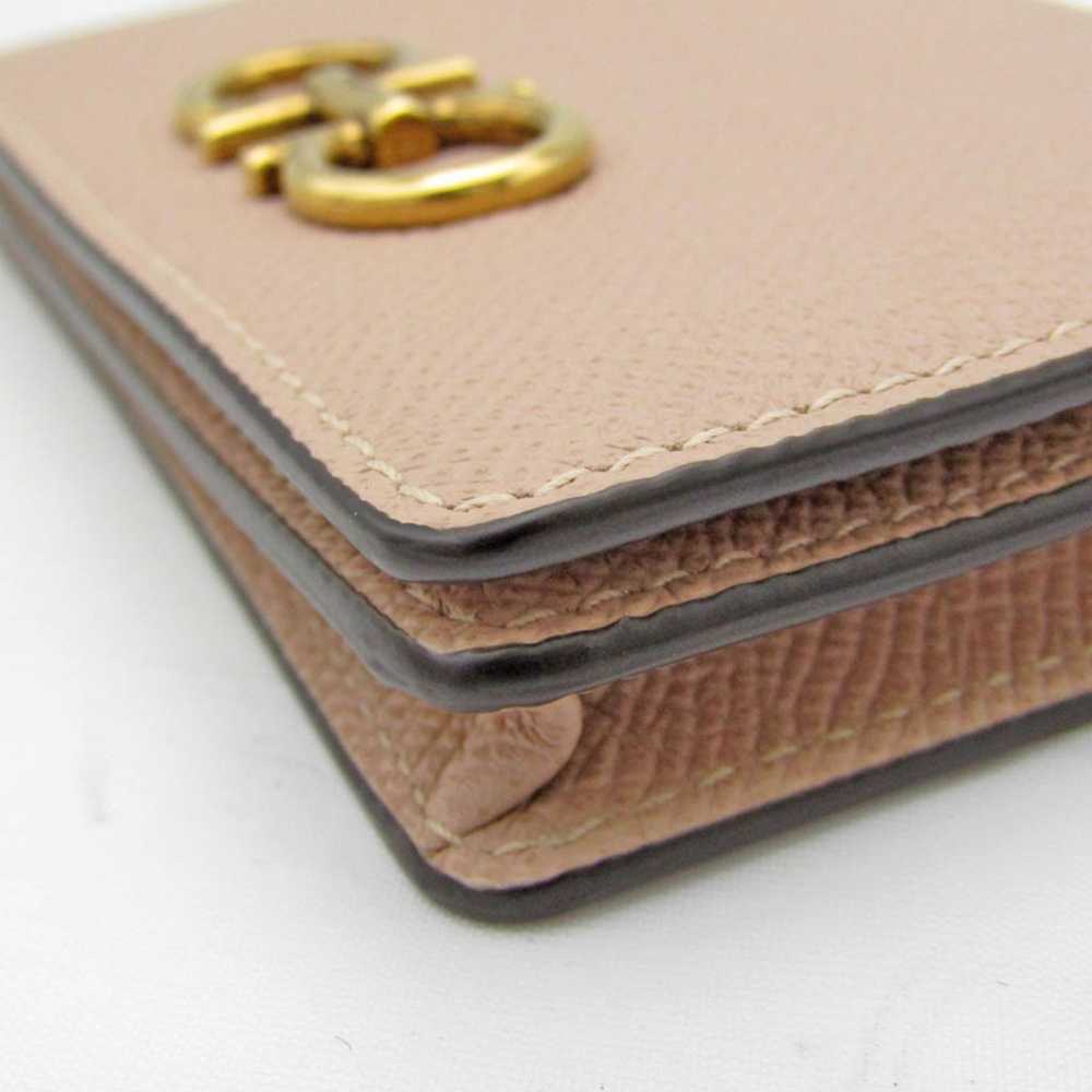 Salvatore Ferragamo Gancini Pink Leather Wallet (… - image 10