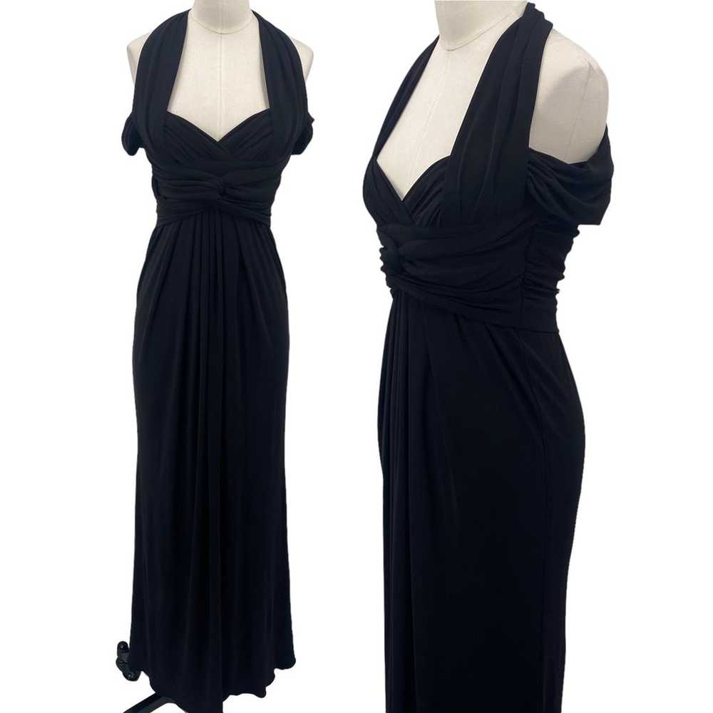 Vintage Joseph Ribkoff Halter Gown Off Shoulder M… - image 2