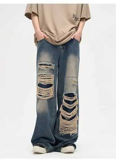 Distressed Denim × Japanese Brand × Streetwear Y2… - image 1