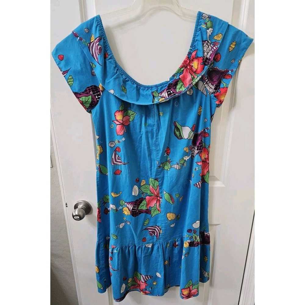 Hilo Hattie Vintage Hawaiian dress Off Shoulders … - image 2