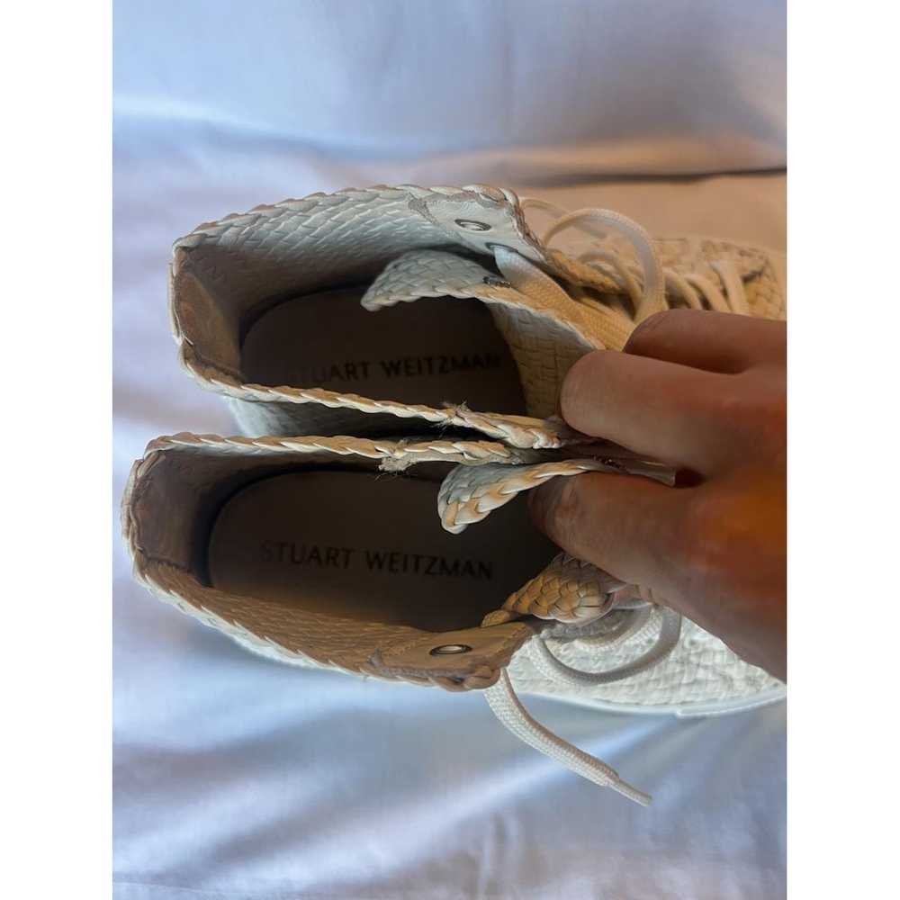 Stuart Weitzman Leather trainers - image 8