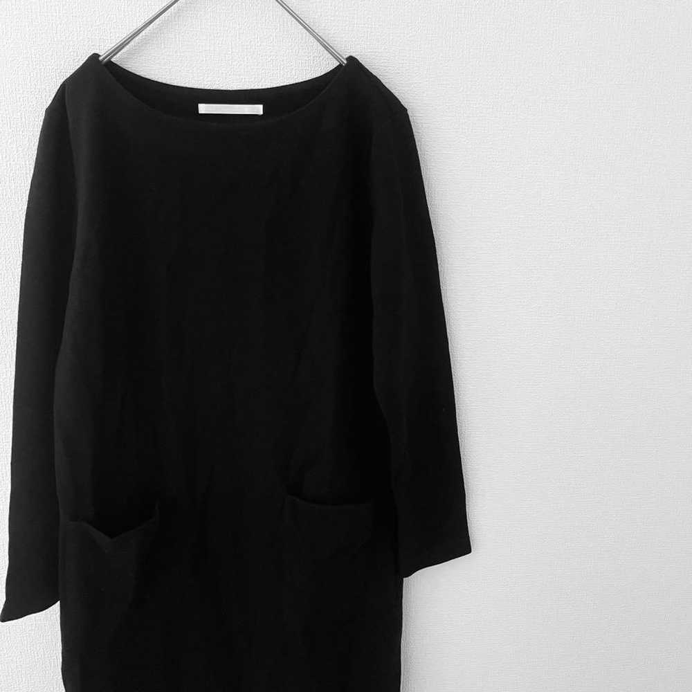 Urban Research Black Long Sleeve Dress with Pocke… - image 7