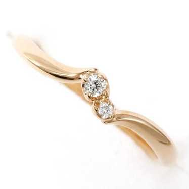 Other Other 4℃ K10PG Pink Gold Diamond Ring 9.5 M… - image 1