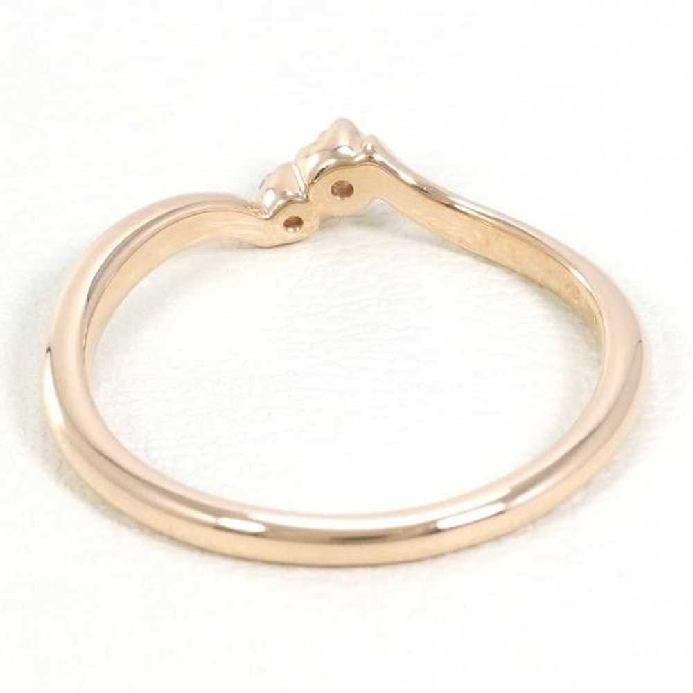 Other Other 4℃ K10PG Pink Gold Diamond Ring 9.5 M… - image 4