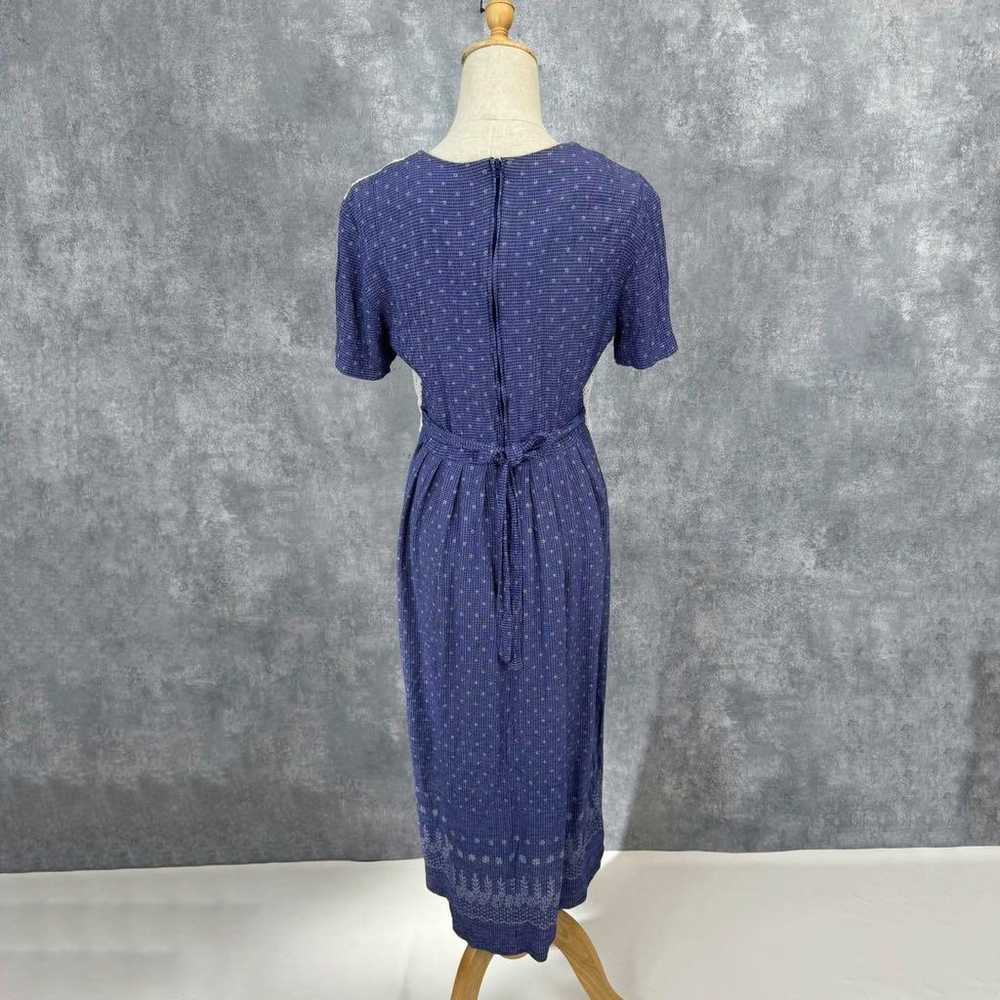 Showa Retro Layered Style One-Piece Dress Knit Ve… - image 5