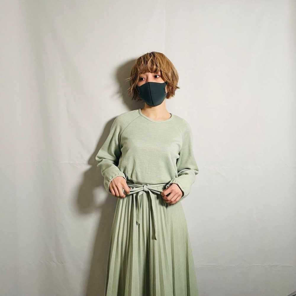 USA made vintage 70s BREEKER pleated one-piece dr… - image 3