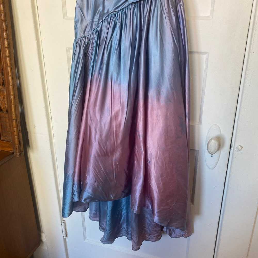 Vintage 80s Blue Purple Prom Dress Chappell Roan … - image 4