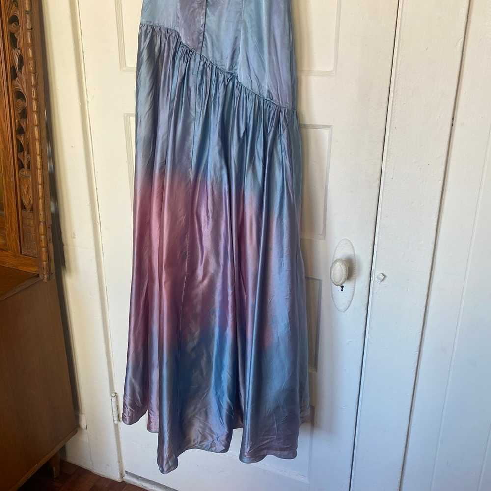 Vintage 80s Blue Purple Prom Dress Chappell Roan … - image 8