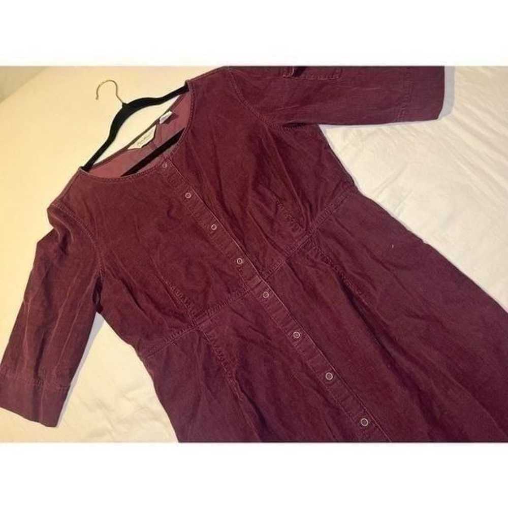 Eddie Bauer maxi/velvet/snaps/vintage size large - image 8