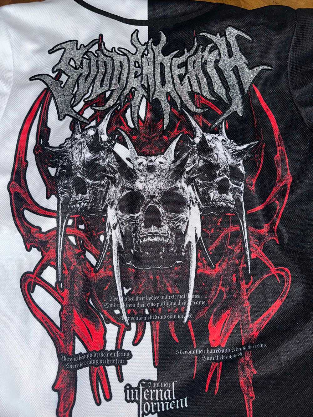 Freedom Rave Wear Svdden Death Baseball Jersey - image 4