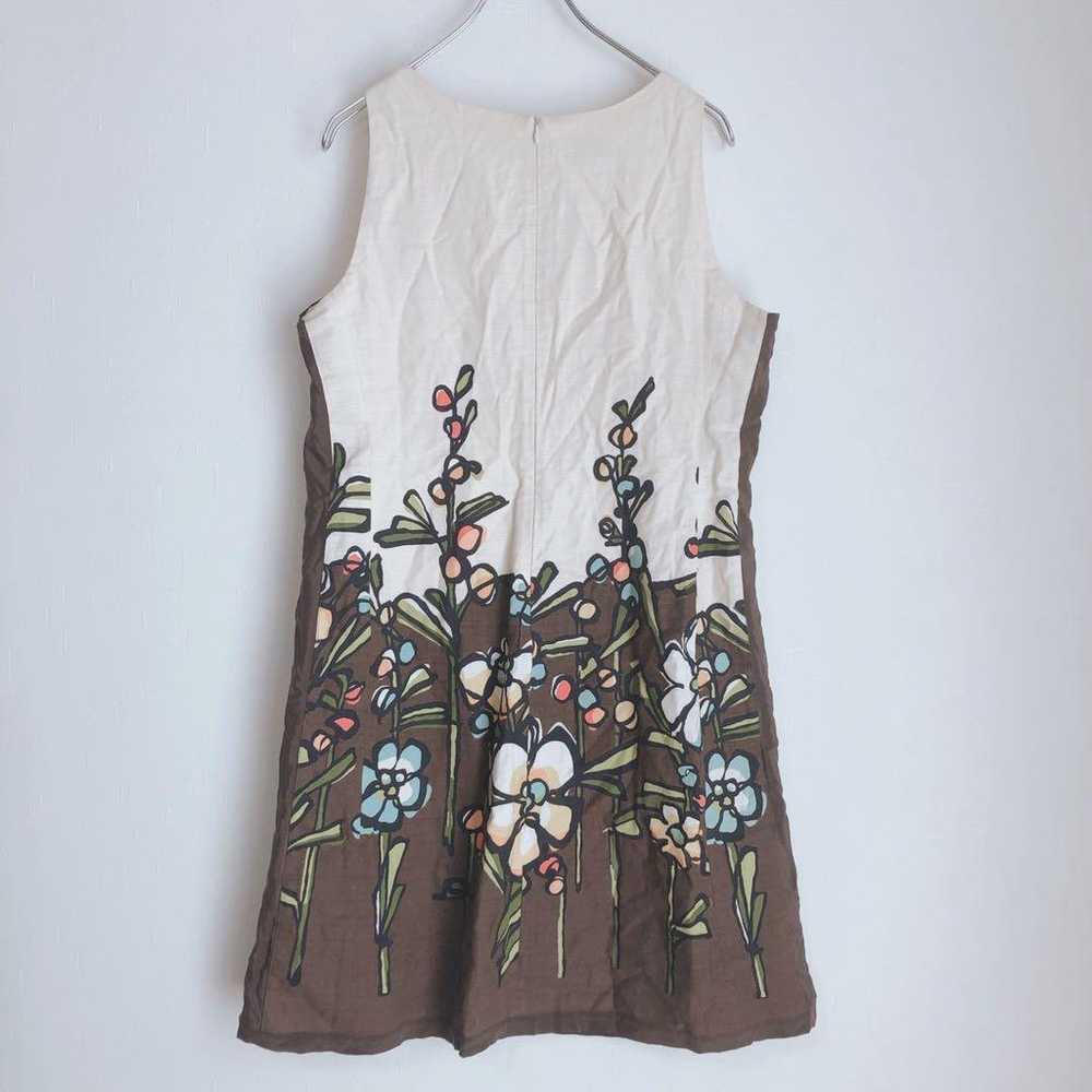 Moschino sleeveless mini dress with floral patter… - image 2