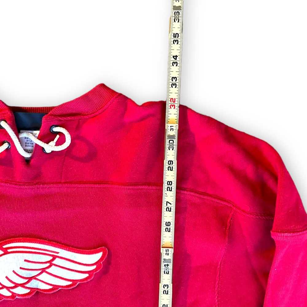 Detroit Wings Red Stall and Dean XL Knitted Jerse… - image 7