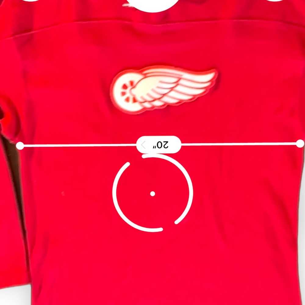 Detroit Wings Red Stall and Dean XL Knitted Jerse… - image 8