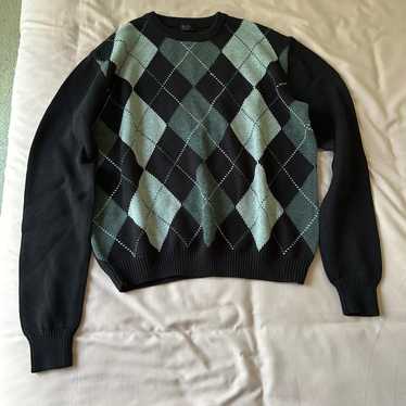 john galt brandy melville black argyle sweater - image 1