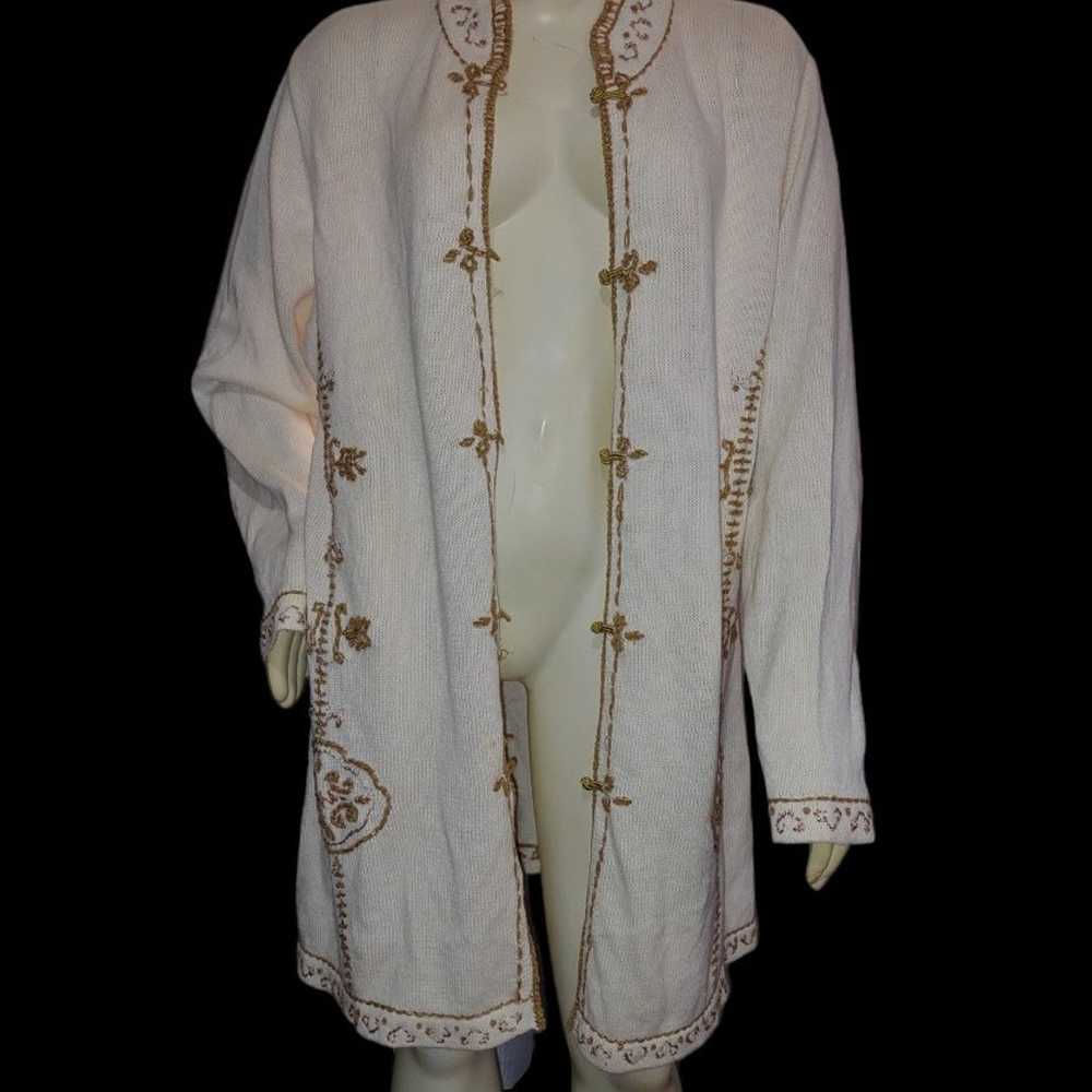 1X elegant long cardigan sweater Coldwater Creek - image 1