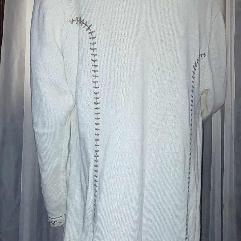 1X elegant long cardigan sweater Coldwater Creek - image 7