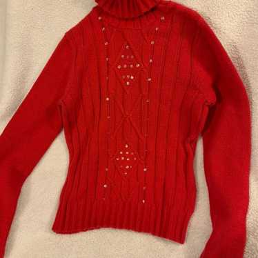 VINTAGE IZOD SWEATER PETITE SMALL WOMENS