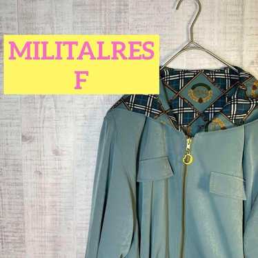 Military [F] coat/parka/vintage/casual/fall/winter - image 1