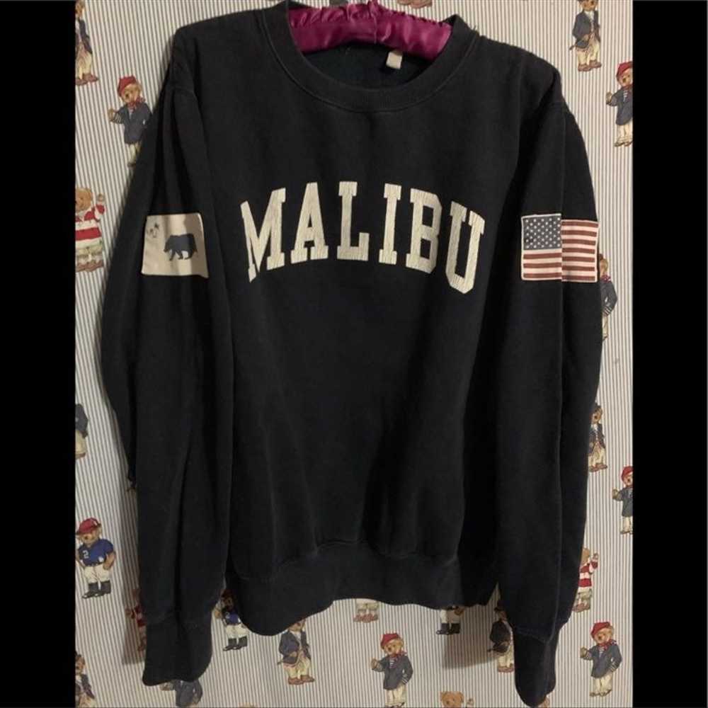 Navy Blue Sweater With Patches. - image 1