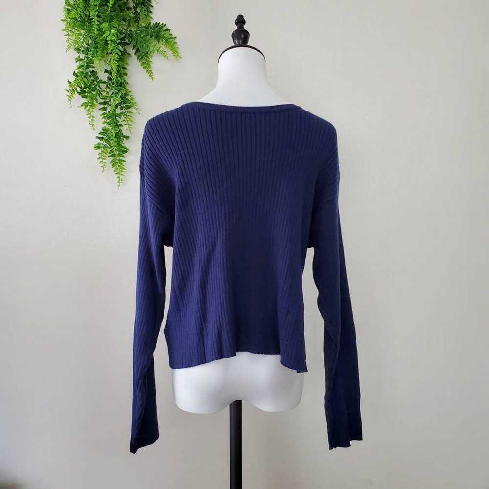 【Studio S】Lightweight Knitwear (F) Short Blue Len… - image 2