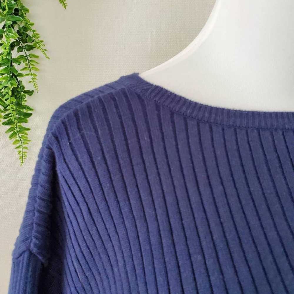 【Studio S】Lightweight Knitwear (F) Short Blue Len… - image 5