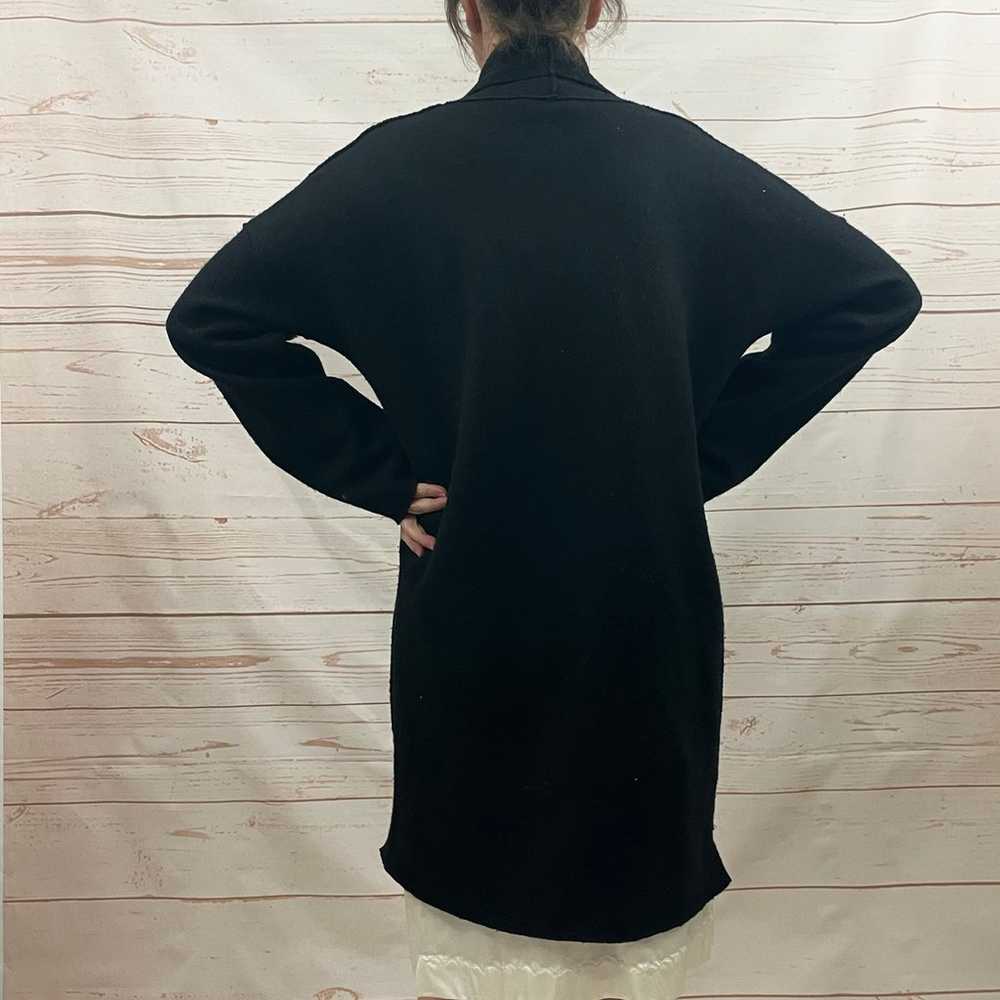 eileen fisher wool cardigan black - image 2