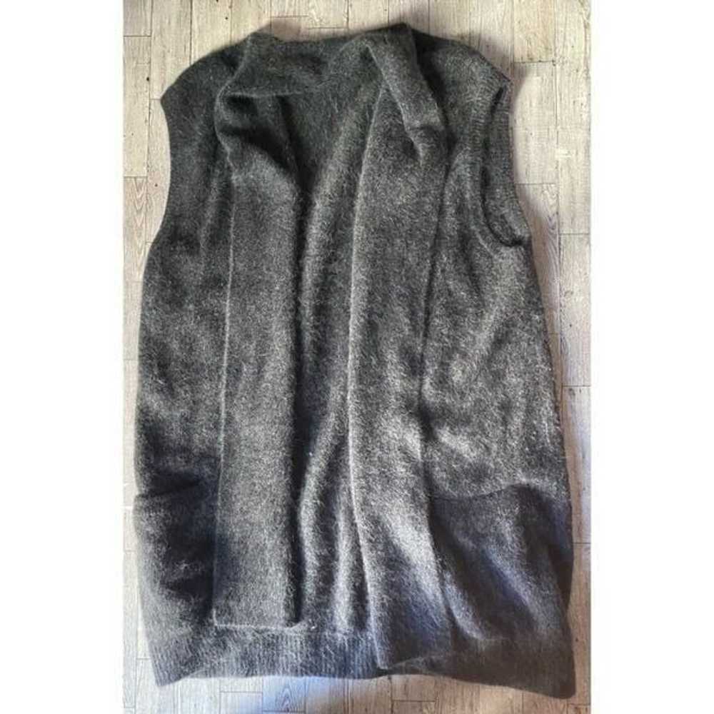 Rafella, Vintage, Charcoal Gray, Mohair, Sleevele… - image 3